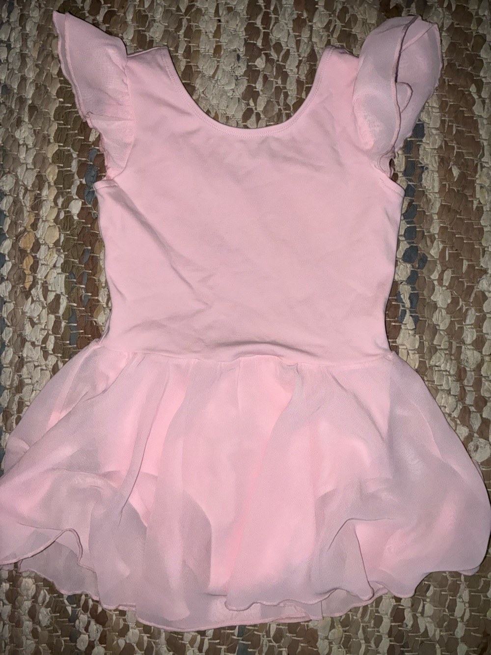 Stelle Kids Pink Dance Leotard With Skirt